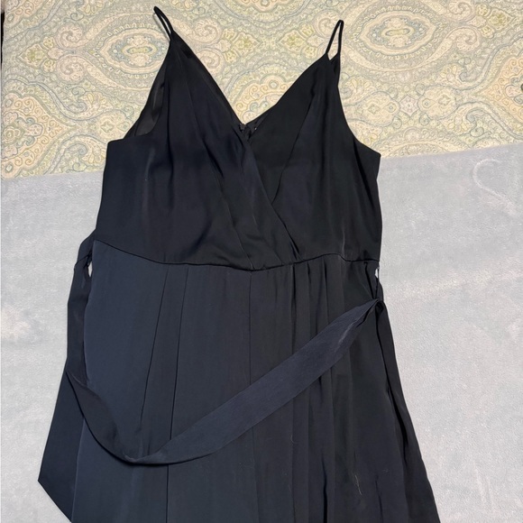 H&M Navy Satin Jumpsuit - Picture 3 of 4